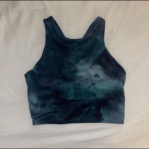 Athleta tank top! Pretty green tie dye pattern